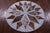 Brown & White Round Star Salt & Pepper Natural Cowhide Hand Stitched Rug - Manhattan Rugs