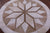 Brown Round Star Natural Cowhide Hand Stitched Rug - Manhattan Rugs