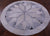 Grey & White Round Star Natural Cowhide Hand Stitched Rug - Manhattan Rugs