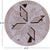 Brown & White Round Natural Cowhide Hand Stitched Rug - Manhattan Rugs