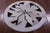 Brown & White Round Natural Cowhide Hand Stitched Rug - Manhattan Rugs