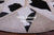 Black & White Round Natural Cowhide Hand Stitched Rug - Manhattan Rugs
