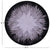 Black & White Round Natural Cowhide Hand Stitched Rug - Manhattan Rugs