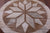 Brown Round Natural Cowhide Hand Stitched Rug - Manhattan Rugs