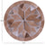 Brown Round Natural Cowhide Hand Stitched Rug - Manhattan Rugs