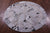 Black Salt & Pepper Round Natural Cowhide Hand Stitched Rug - Manhattan Rugs