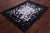 Black & White Natural Cowhide Hand Stitched Rug - Manhattan Rugs