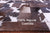 Brown & White Natural Cowhide Hand Stitched Rug - Manhattan Rugs