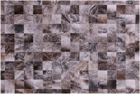 Brown Brindle Natural Cowhide Hand Stitched Rug - Manhattan Rugs
