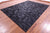 Black Natural Cowhide Hand Stitched Rug - Manhattan Rugs
