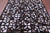 Brown & White Black Natural Cowhide Hand Stitched Rug - Manhattan Rugs