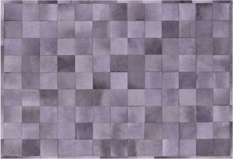 Grey Natural Cowhide Hand Stitched Rug - Manhattan Rugs