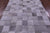 Grey Natural Cowhide Hand Stitched Rug - Manhattan Rugs