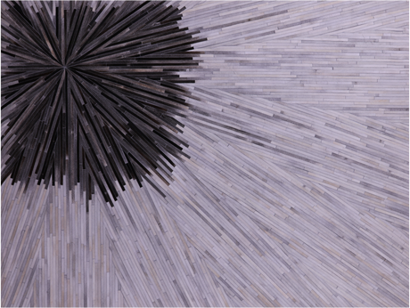 Brown & White Natural Cowhide Hand Stitched Rug - Manhattan Rugs