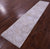 Ivory Natural Cowhide Hand Stitched Runner Rug - Manhattan Rugs