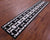 Black & White Natural Cowhide Hand Stitched Runner Rug - Manhattan Rugs