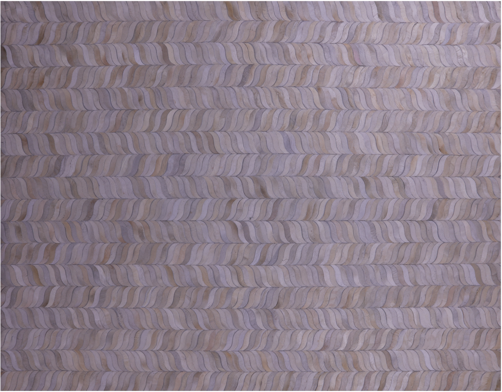 Ivory Natural Cowhide Hand Stitched Rug - Manhattan Rugs