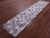 Grey & White Natural Cowhide Hand Stitched Runner Rug - Manhattan Rugs