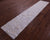 Ivory Natural Cowhide Hand Stitched Runner Rug - Manhattan Rugs
