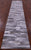 Grey Brickwork Natural Cowhide Hand Stitched Runner Rug - Manhattan Rugs