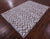 Grey & White Natural Cowhide Hand Stitched Rug - Manhattan Rugs