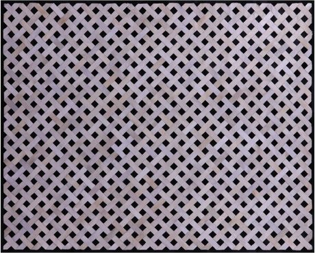 Black & White Natural Cowhide Hand Stitched Rug - Manhattan Rugs