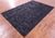 Black Natural Cowhide Hand Stitched Rug - Manhattan Rugs