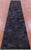 Black Natural Cowhide Hand Stitched Runner Rug - Manhattan Rugs