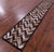 Brown Chevron Natural Cowhide Hand Stitched Runner Rug - Manhattan Rugs