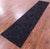 Black Natural Cowhide Hand Stitched Runner Rug - Manhattan Rugs