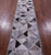 Grey Natural Cowhide Hand Stitched Runner Rug - Manhattan Rugs