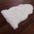 2' 0" X 3' 0" Ivory Premium Genuine New Zealand Sheepskin Rug - C5063