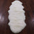 2' 0" X 6' 0" Ivory Premium Genuine New Zealand Sheepskin Rug - C5064