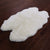4' 0" X 6' 0" Ivory Premium Genuine New Zealand Sheepskin Rug - C5065