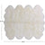 6' 0" X 8' 0" Ivory Premium Genuine New Zealand Sheepskin Rug - C5066