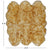 5' 0" X 6' 0" Brown Tip Premium Genuine New Zealand Sheepskin Rug - C6129