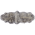 2' 0" X 6' 0" Black Tip Premium Genuine New Zealand Sheepskin Rug - C6133