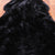 2' 0" X 3' 0" Black Premium Genuine New Zealand Sheepskin Rug - C6138