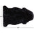 2' 0" X 3' 0" Black Premium Genuine New Zealand Sheepskin Rug - C6138