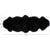 2' 0" X 6' 0" Black Premium Genuine New Zealand Sheepskin Rug - C6139