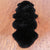 2' 0" X 6' 0" Black Premium Genuine New Zealand Sheepskin Rug - C6139