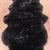 2' 0" X 6' 0" Black Premium Genuine New Zealand Sheepskin Rug - C6139