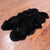 4' 0" X 6' 0" Black Premium Genuine New Zealand Sheepskin Rug - C6140