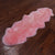 2' 0" X 6' 0" Pink Premium Genuine New Zealand Sheepskin Rug - C6145