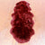 2' 0" X 6' 0" Burgundy Premium Genuine New Zealand Sheepskin Rug - C6151