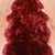 2' 0" X 6' 0" Burgundy Premium Genuine New Zealand Sheepskin Rug - C6151