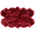 4' 0" X 6' 0" Burgundy Premium Genuine New Zealand Sheepskin Rug - C6152