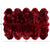 6' 0" X 9' 0" Burgundy Premium Genuine New Zealand Sheepskin Rug - C6155