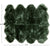6' 0" X 7' 0" Green Premium Genuine New Zealand Sheepskin Rug - C6160