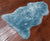 2' 0" X 3' 0" Blue Premium Genuine New Zealand Sheepskin Rug - C6162